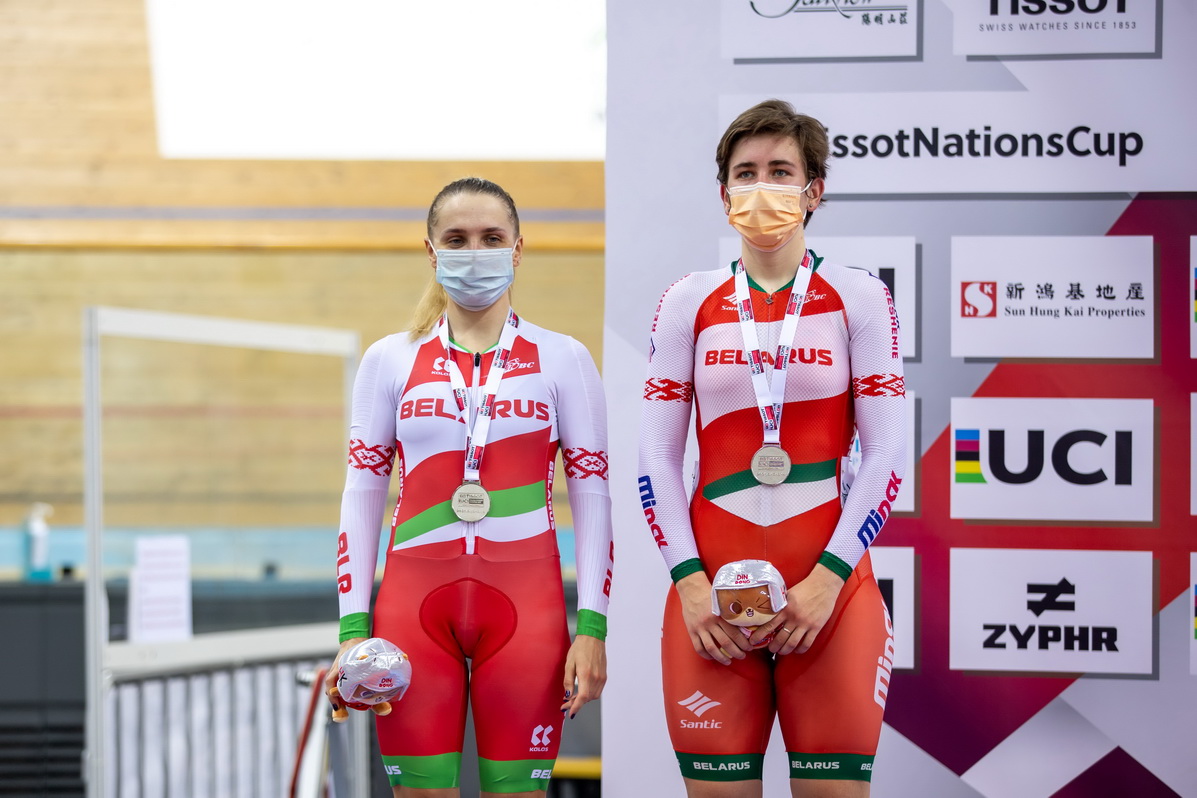 Анна Терех поднялась на подиум в скретче лиги чемпионов UCI