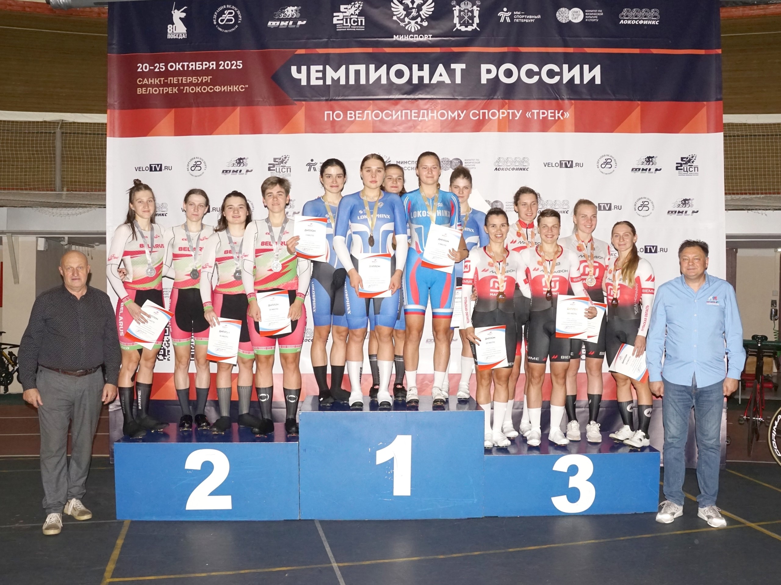 Чемпионат России: серебро в командной гонке у женщин